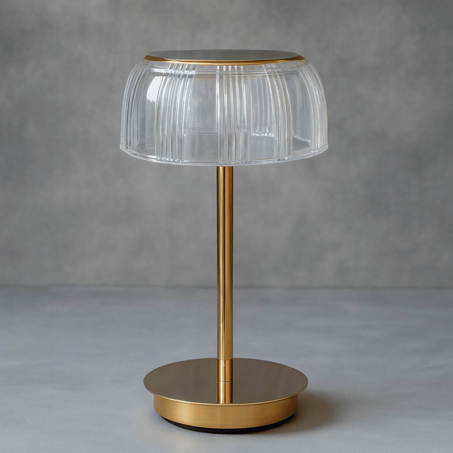 LED-Tischlampe Geriffelt | Wiederaufladbar | Touch | 3 Lichtfarben