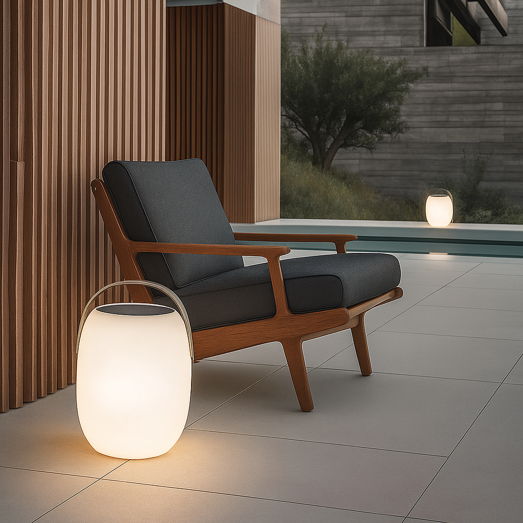 Solar Tischlampe Outdoor | LED | Warmweiß | Tragbar