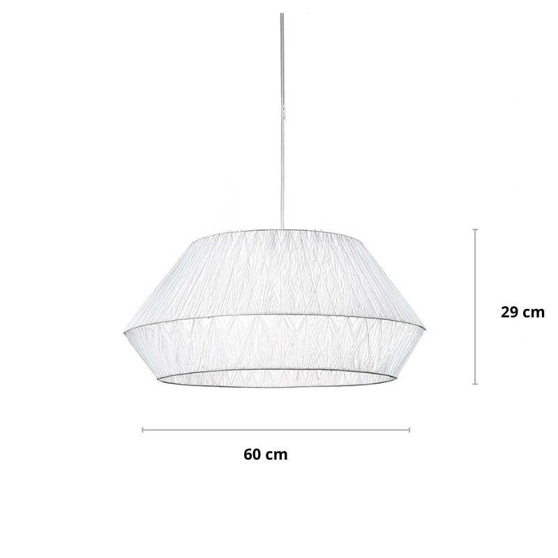 Pendelleuchte | Seil-Design | Khaki | Landhaus-Stil | E27