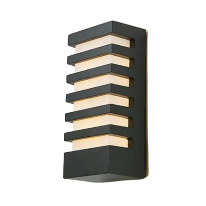 LED-Wandleuchte Außen | Aluminium | IP65 | Warmweiß