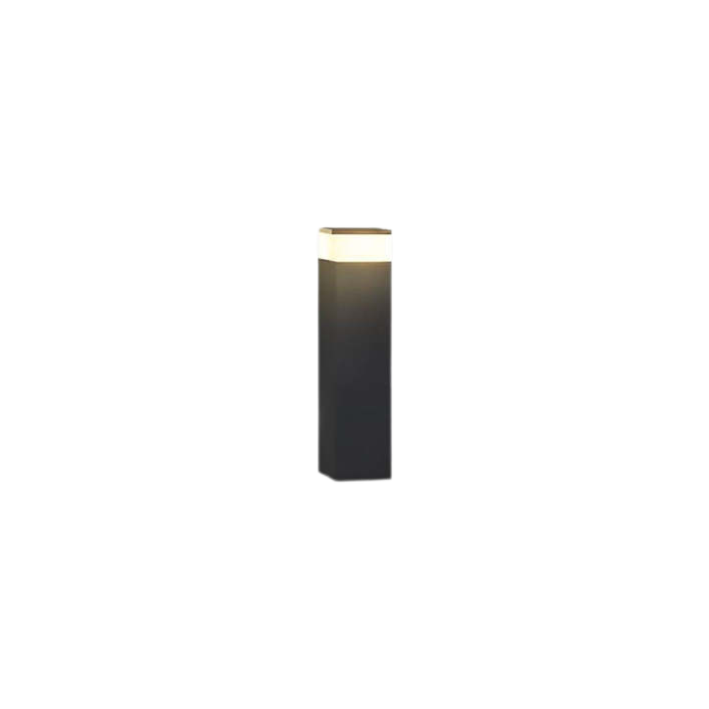Solar-Pollerleuchte Rechteckig | LED Warmweiß | IP65 | Garten & Wege