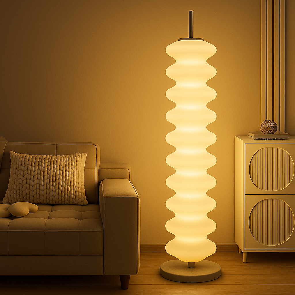 LED Stehlampe Skandinavisch Wellenform | E27 | Modern