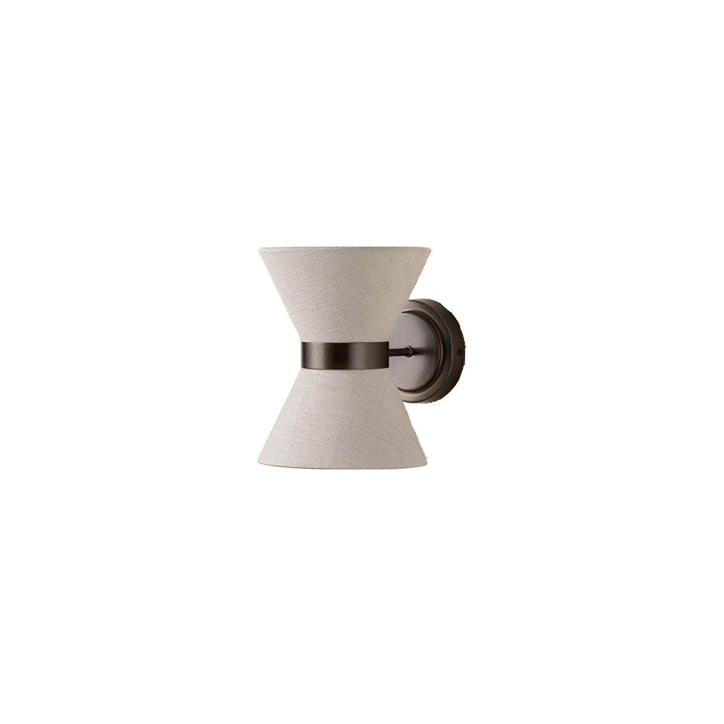 Wandleuchte Wabi-Sabi Stoff | G9 | Warmweiß | Modern