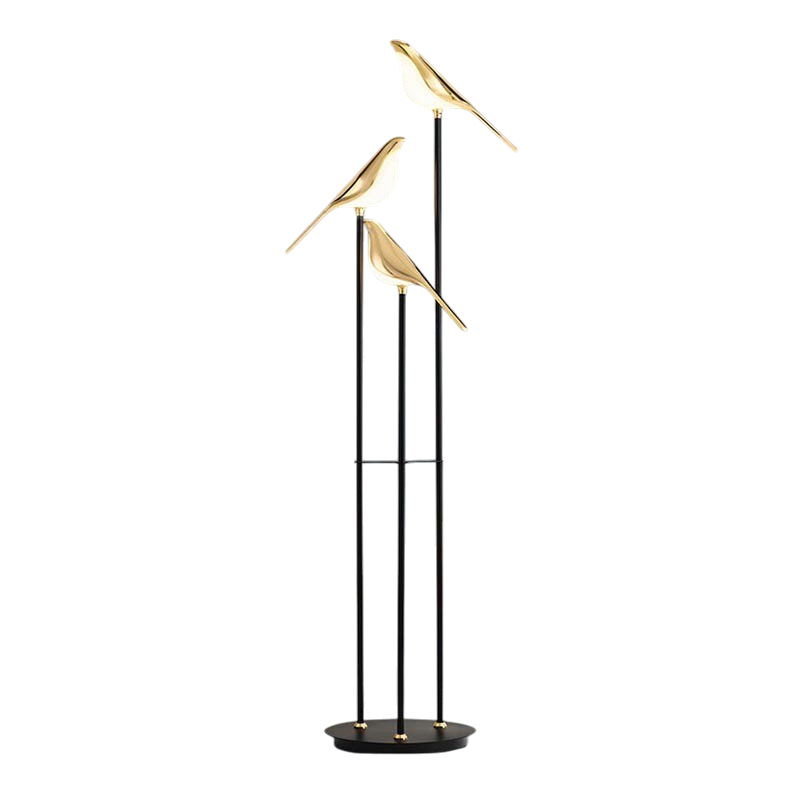 Stehlampe Vogel Design | LED | Warmweiß | Modern