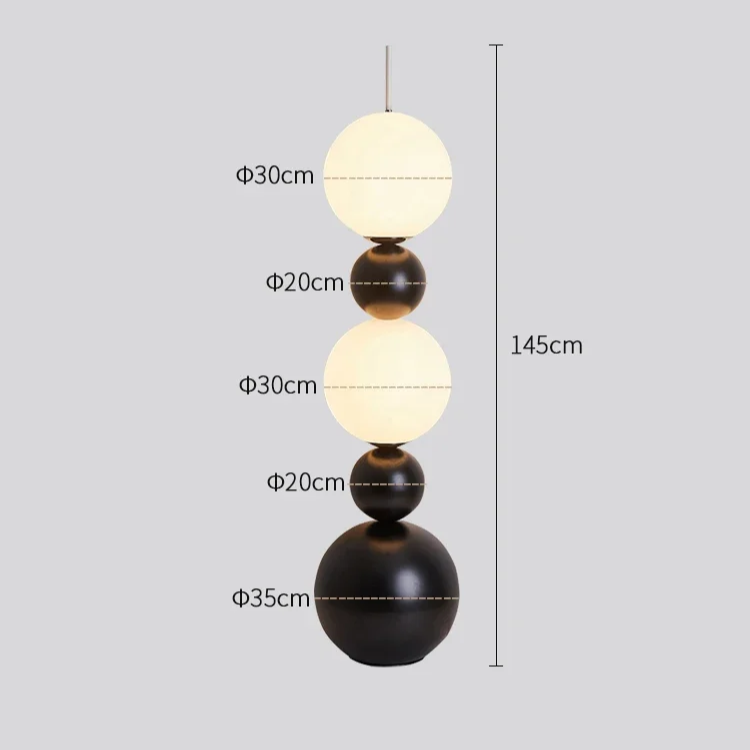 Stehlampe Organisches Design | 3 Lichtquellen | LED | Warmweißes Ambientelicht