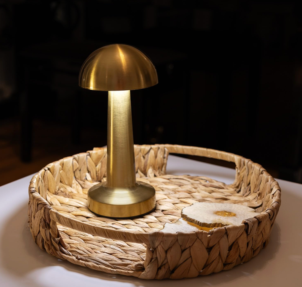 Kabellose LED‑Tischlampe | Ambientelicht | Touch‑Dimmbar | Modern