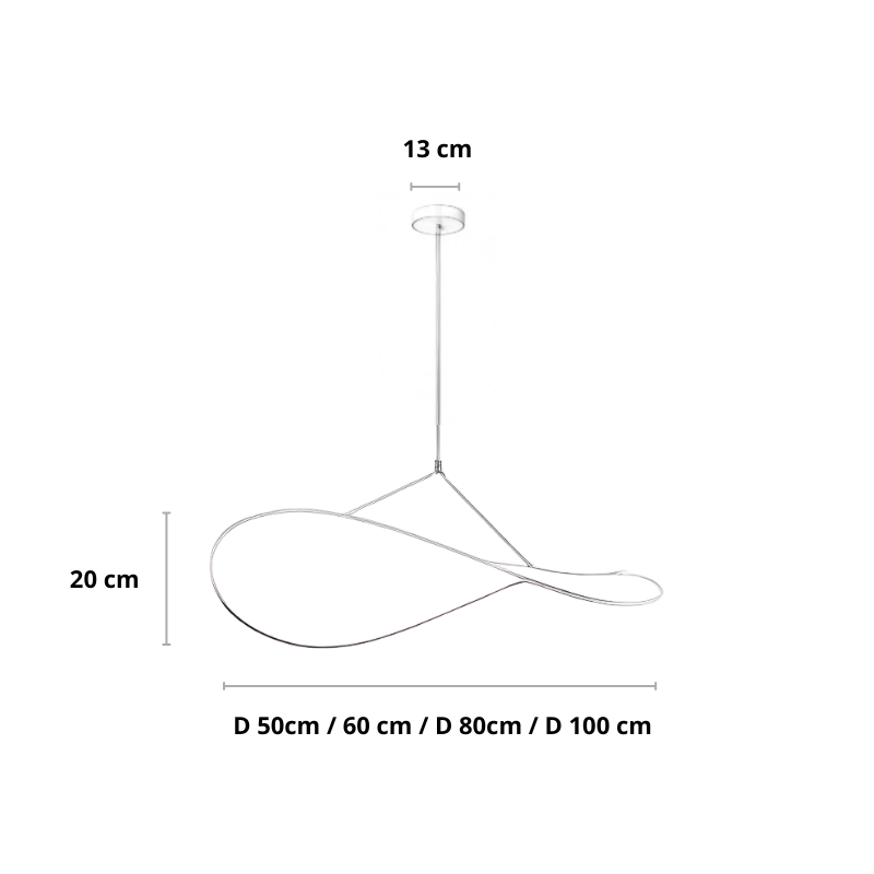 Pendelleuchte | Wabi Sabi & Japandi | Warmweißes Licht | Schlafzimmer & Wohnzimmer