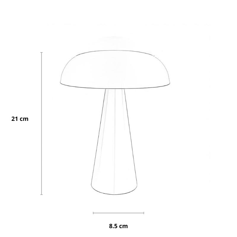 Kabellose Tischlampe | Dimmbar | Warm- & Kaltweißes LED-Licht | Wohnzimmer & Esszimmer