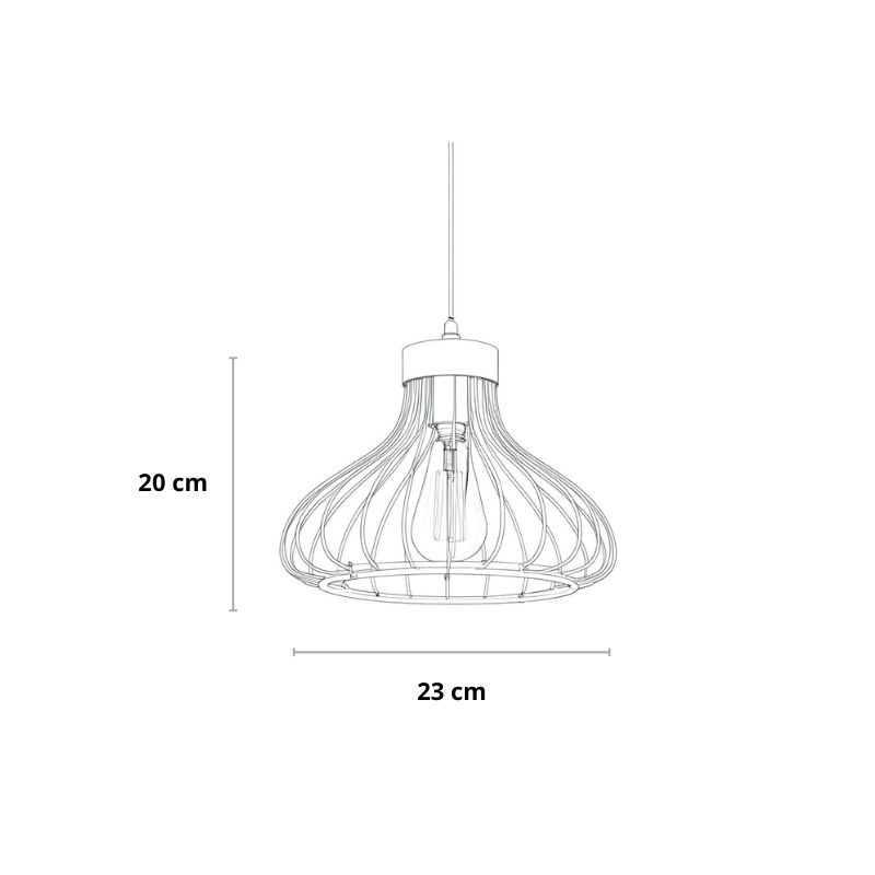LED‑Pendelleuchte | Industrial‑Style | Schwarz | Wohnzimmer & Esszimmer