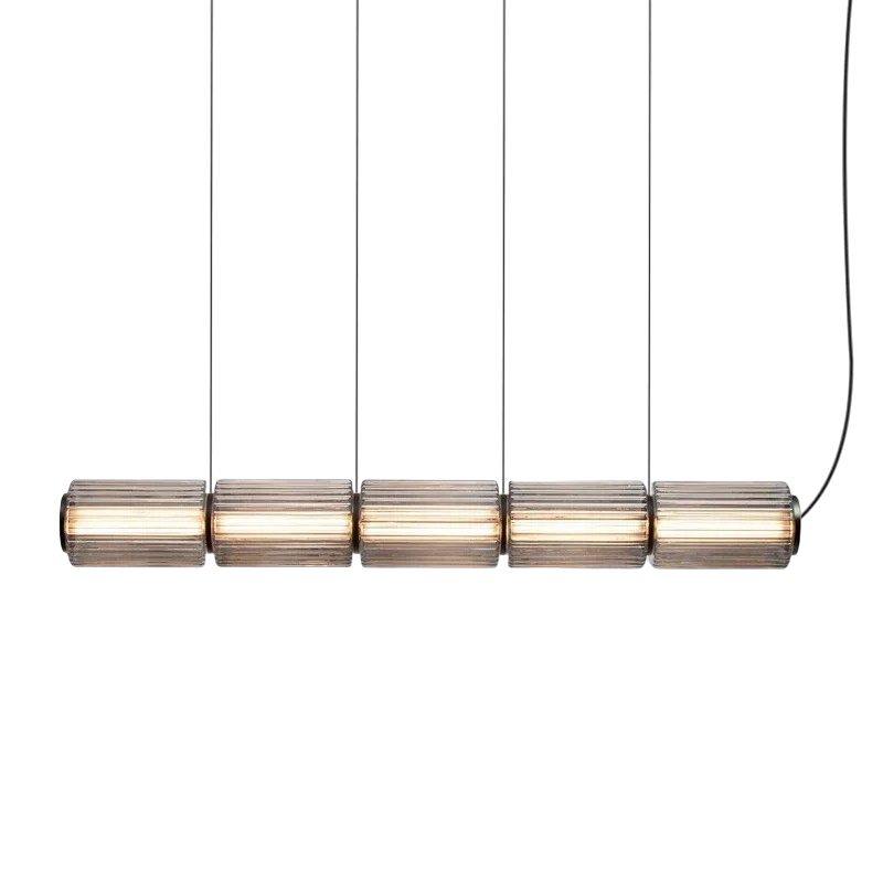 Pendelleuchte Glas Zylinder | LED | Warmweiß | Modern