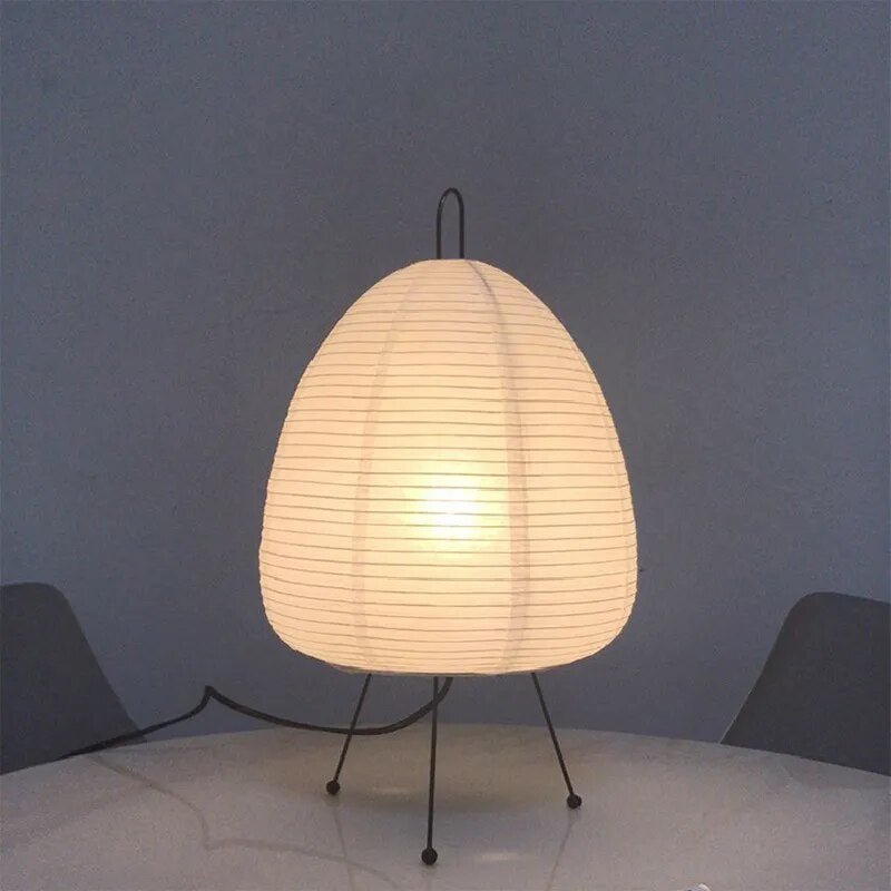 Tischlampe Papier Japandi | LED | Warmes Licht | Minimalistisch Description: