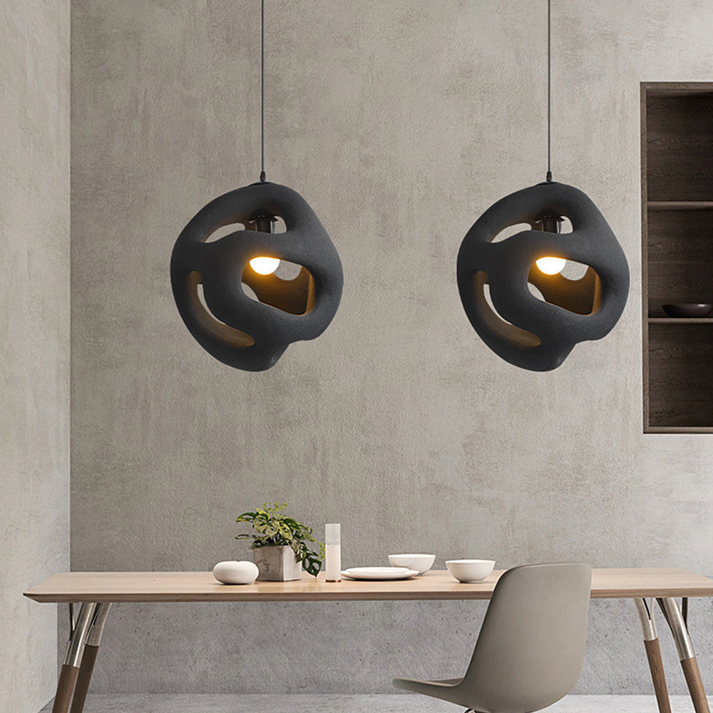 Pendelleuchte Wabi-Sabi | Skulpturales Design | Höhenverstellbar | E27