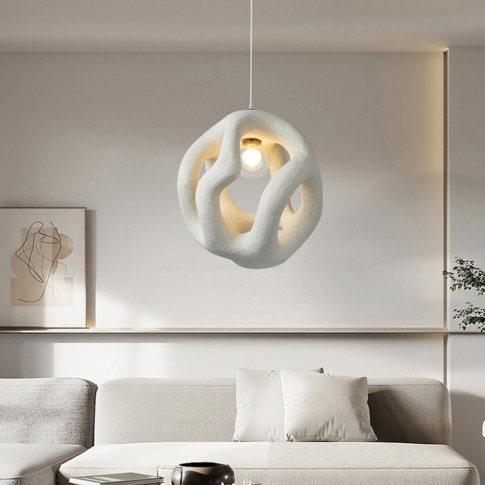 Pendelleuchte Wabi-Sabi | Skulpturales Design | Höhenverstellbar | E27
