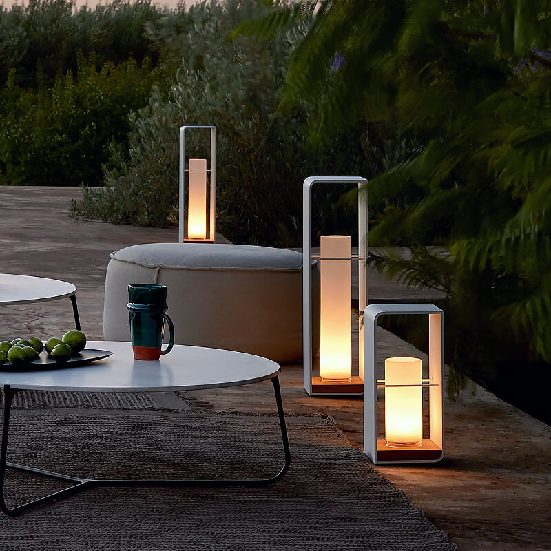 Solar-Laterne Rechteckig | LED | Fernbedienung | IP65 Außen