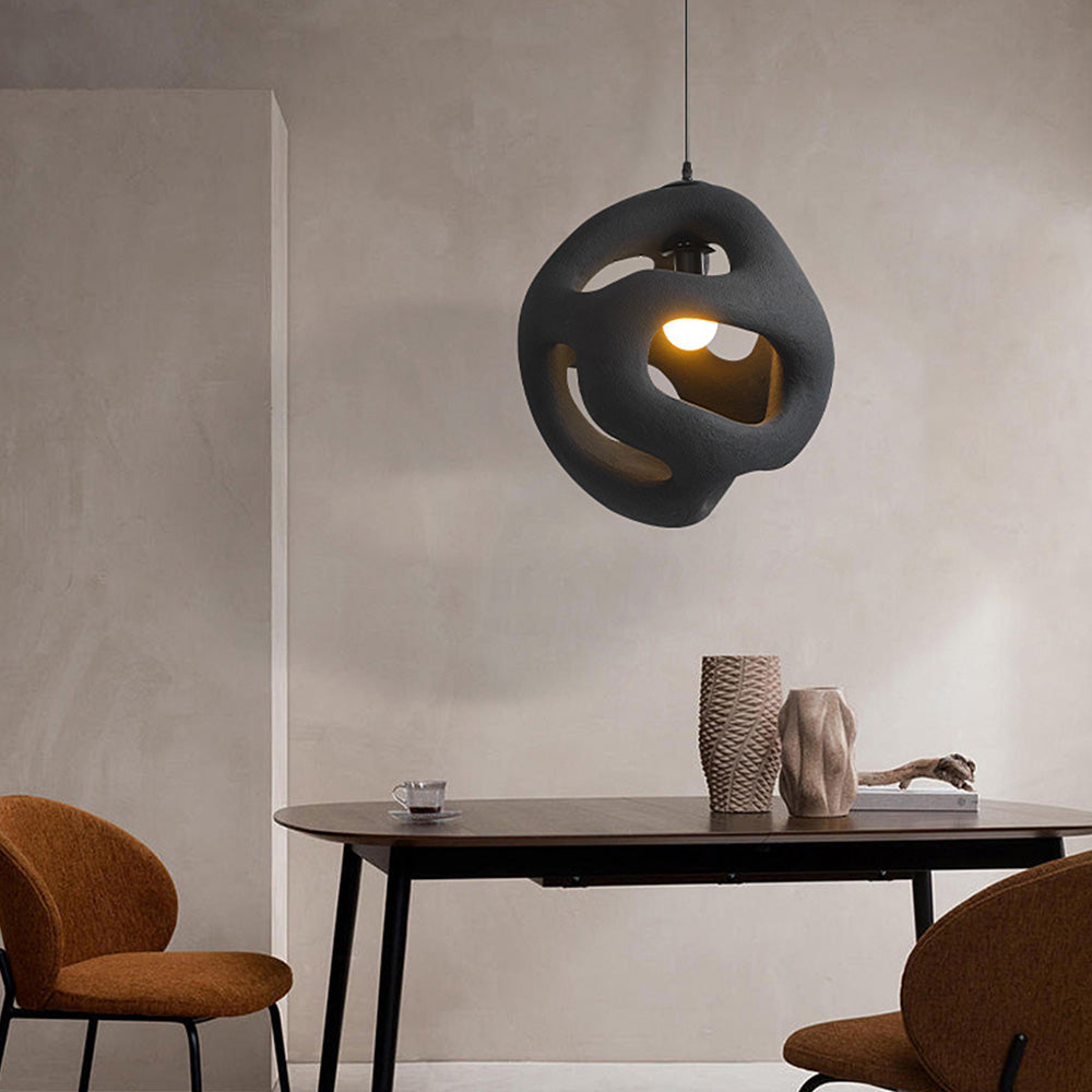 Pendelleuchte Wabi-Sabi | Skulpturales Design | Höhenverstellbar | E27