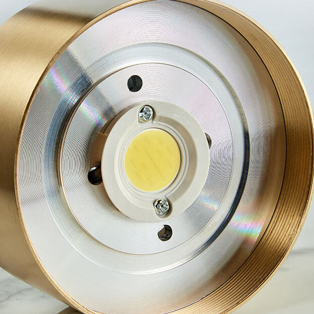 LED‑Deckenleuchte | Flach & Kupfer | Skandinavisches Design