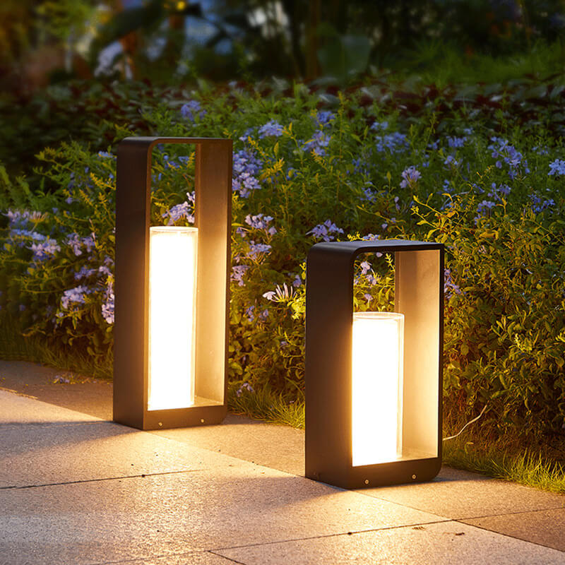 Solar-Laterne Rechteckig | LED | Fernbedienung | IP65 Außen