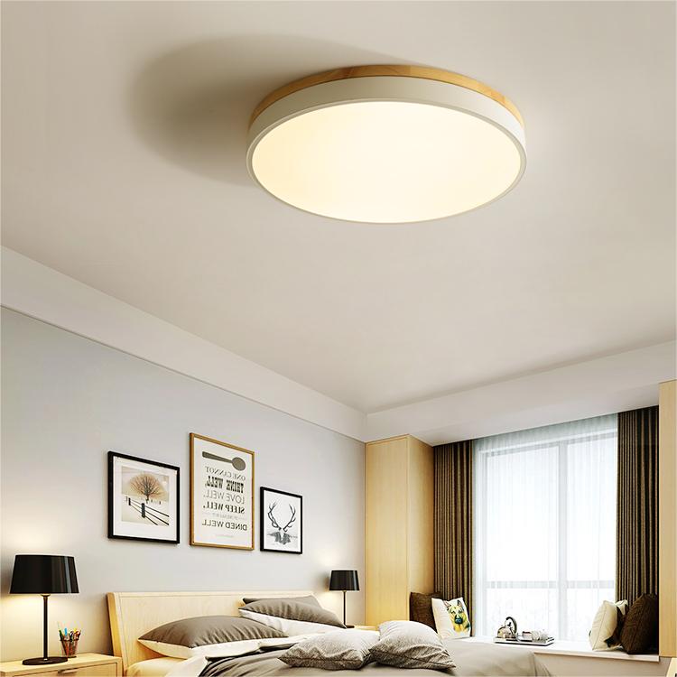 LED-Deckenlampe | Rund & Flach | Wohnzimmer & Schlafzimmer | Effiziente LEDs