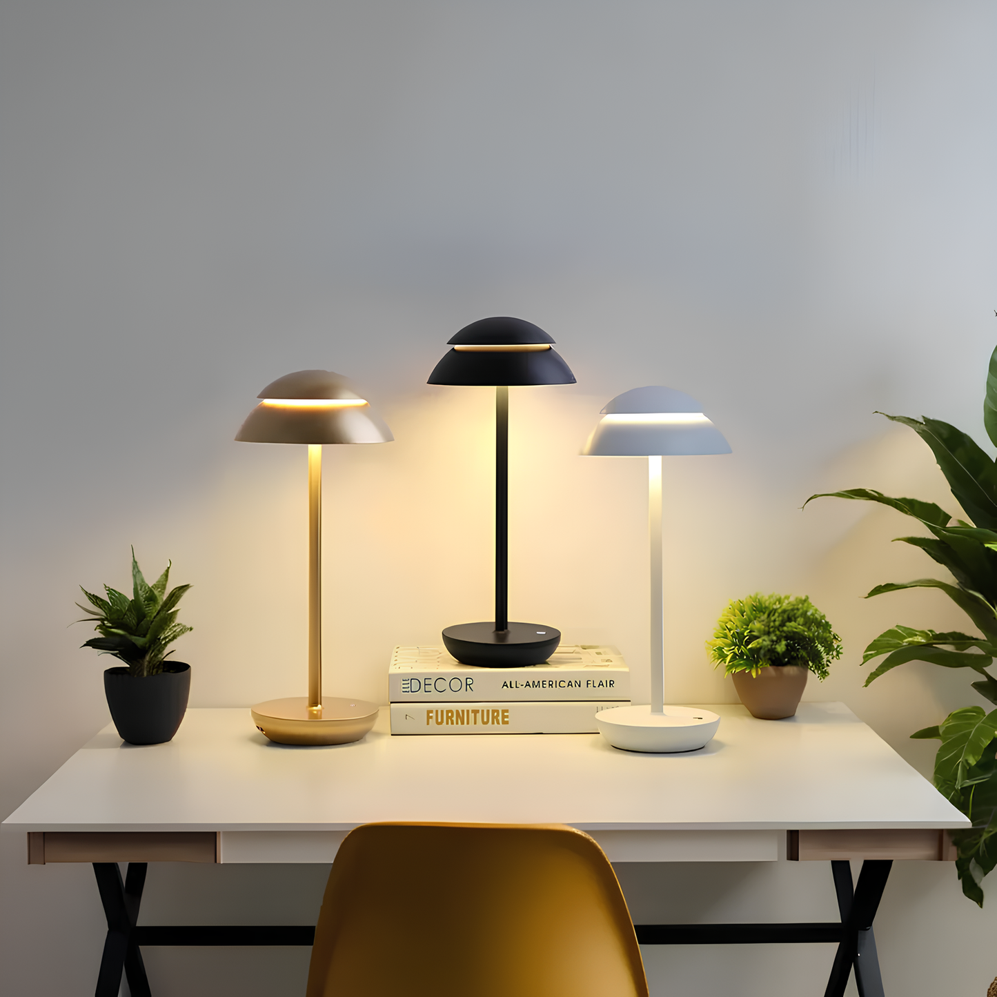 LED-Tischlampe Kabellos | Skandinavisch | Dimmbar | Warmweiß