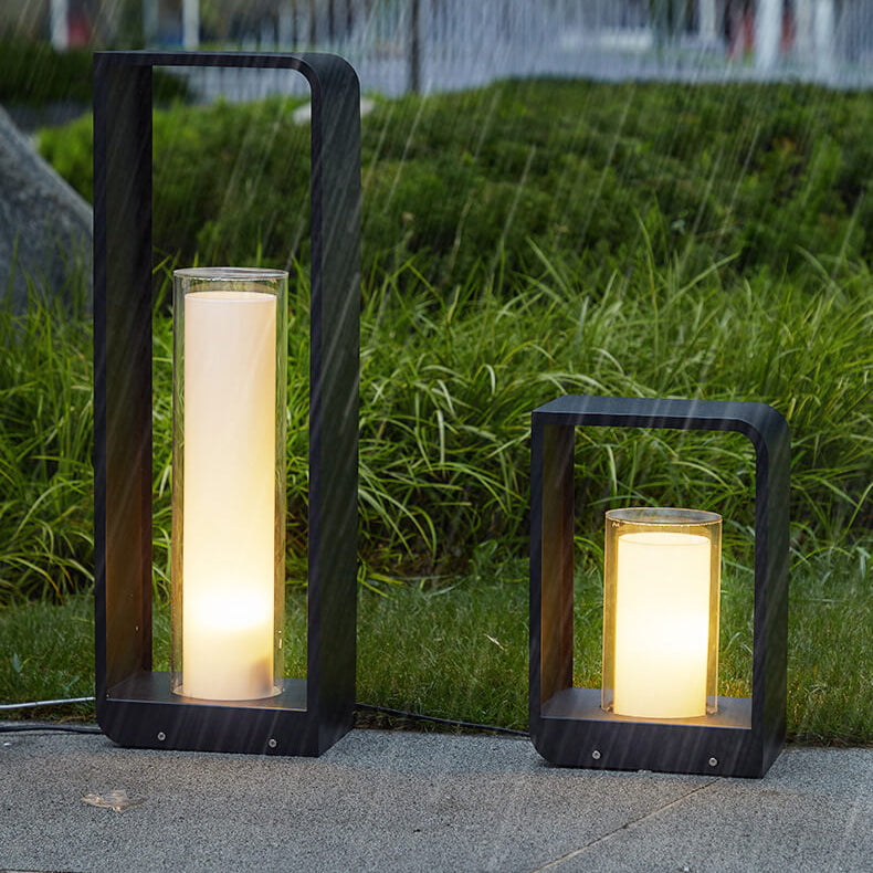 Solar-Laterne Rechteckig | LED | Fernbedienung | IP65 Außen