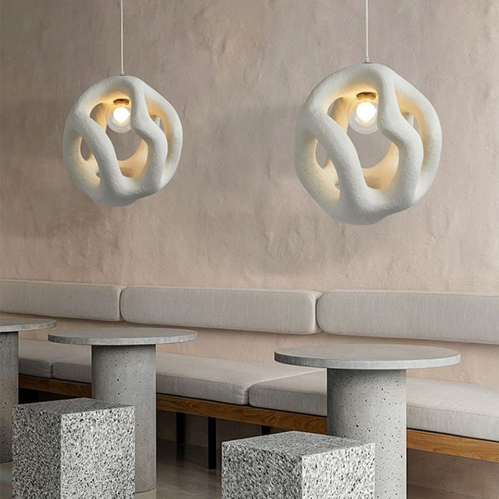 Pendelleuchte Wabi-Sabi | Skulpturales Design | Höhenverstellbar | E27