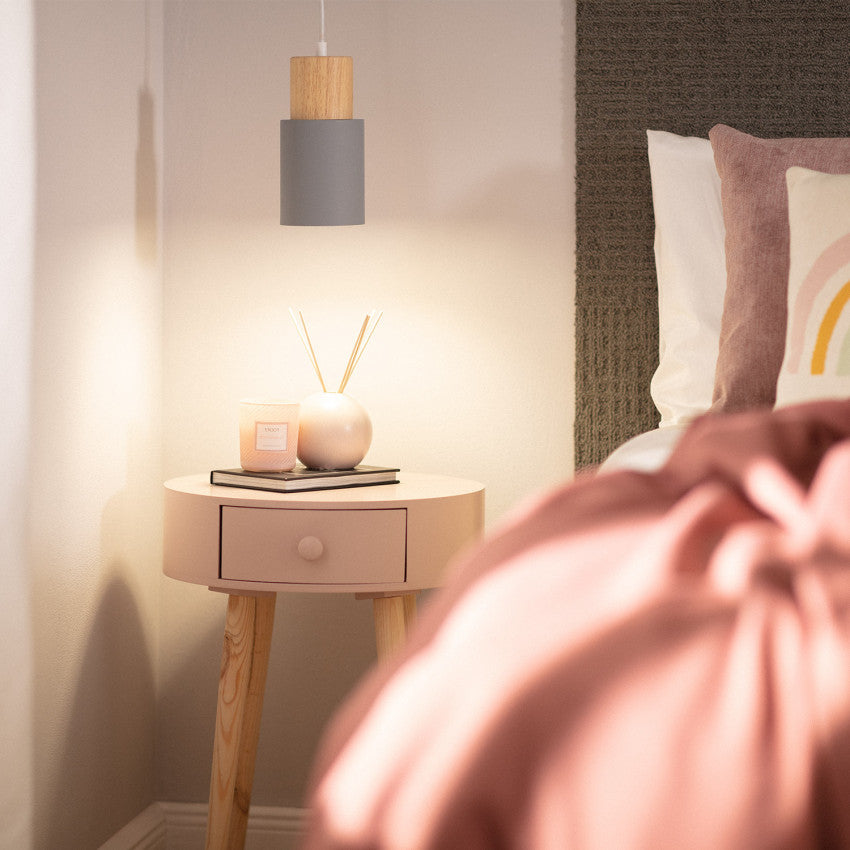 Pendelleuchte | Holz & Metall | E27 Fassung | Esszimmer & Küche