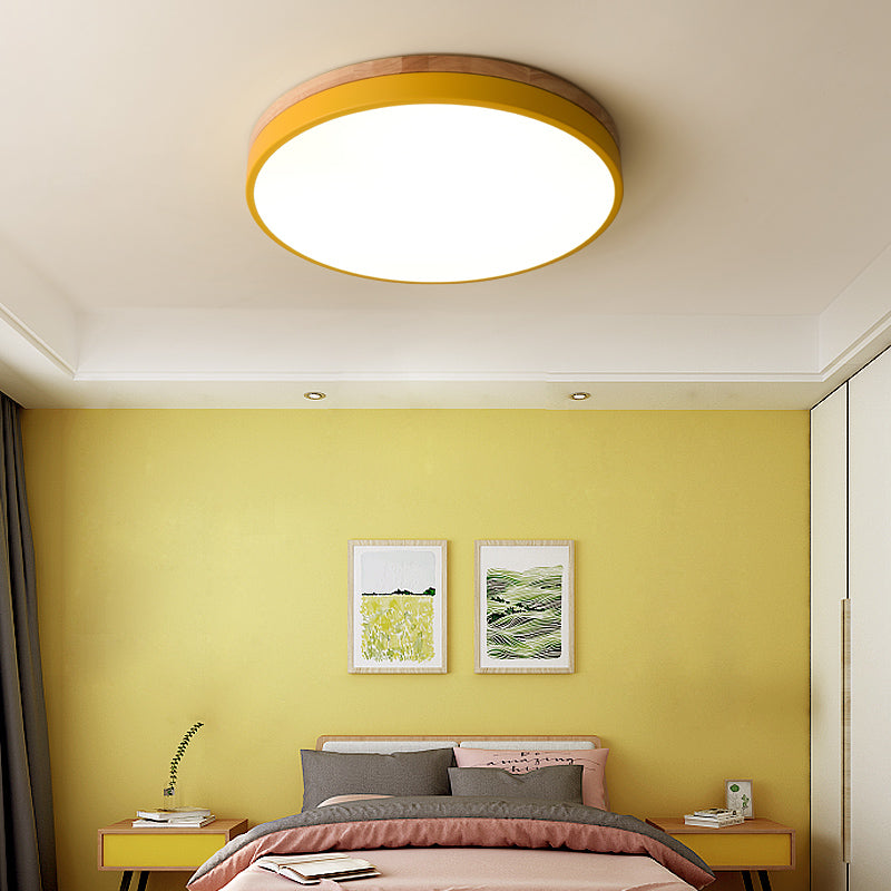 LED-Deckenlampe | Rund & Flach | Wohnzimmer & Schlafzimmer | Effiziente LEDs