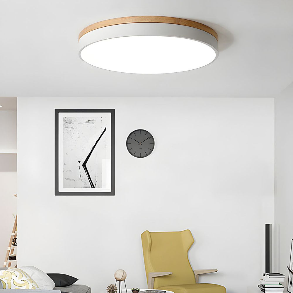 LED-Deckenlampe | Rund & Flach | Wohnzimmer & Schlafzimmer | Effiziente LEDs