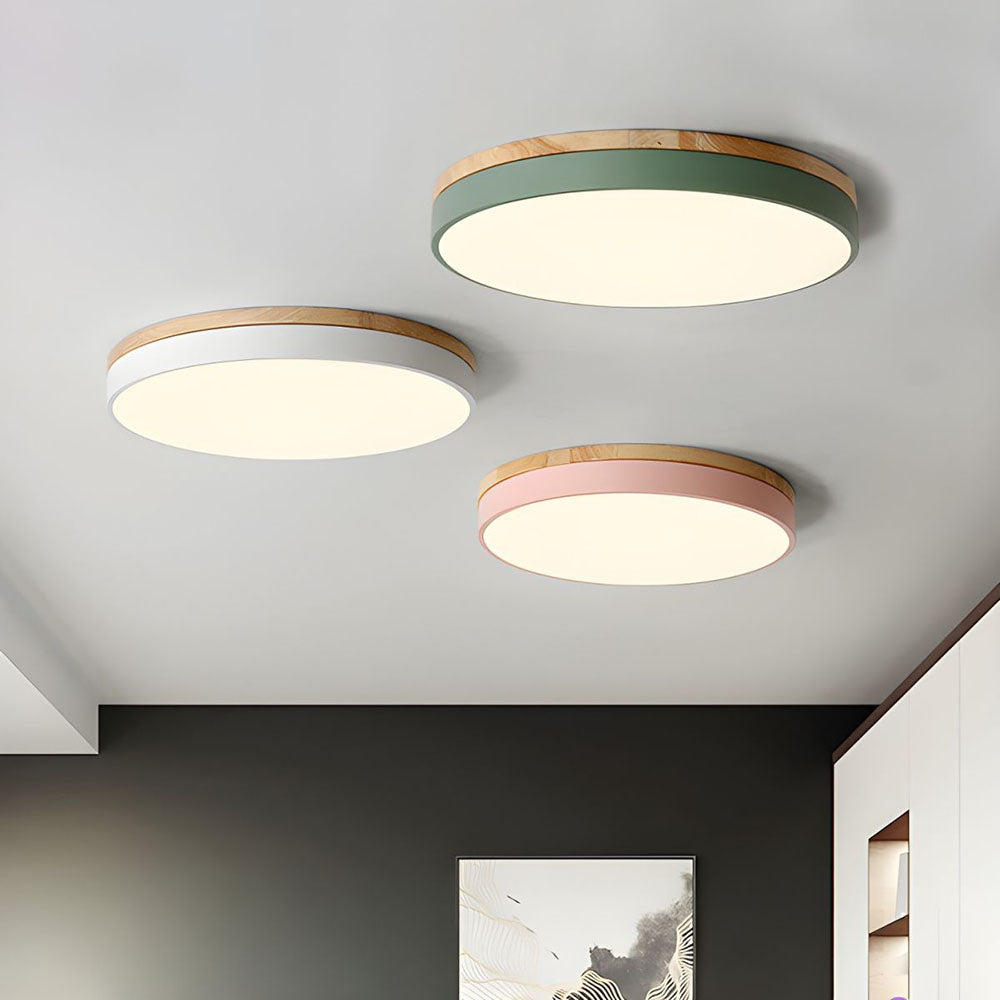 LED-Deckenlampe | Rund & Flach | Wohnzimmer & Schlafzimmer | Effiziente LEDs