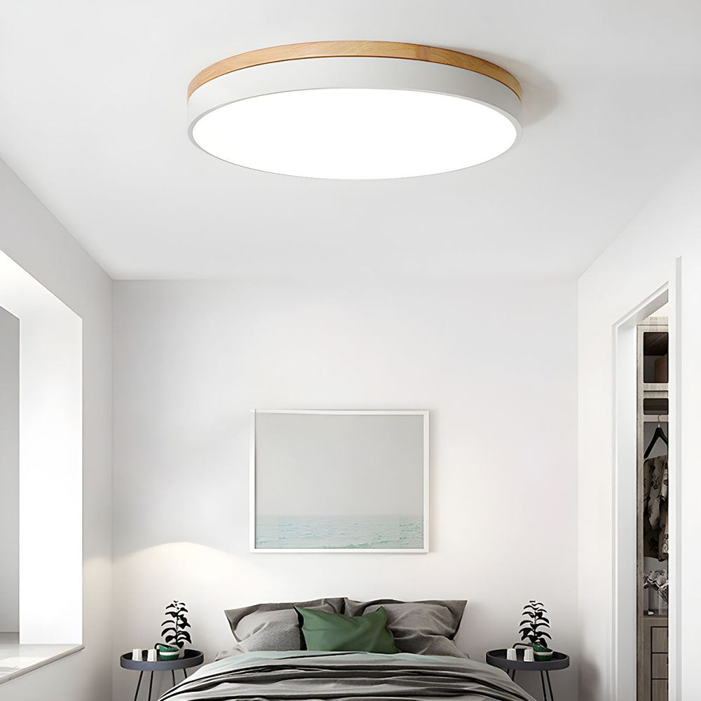LED-Deckenlampe | Rund & Flach | Wohnzimmer & Schlafzimmer | Effiziente LEDs