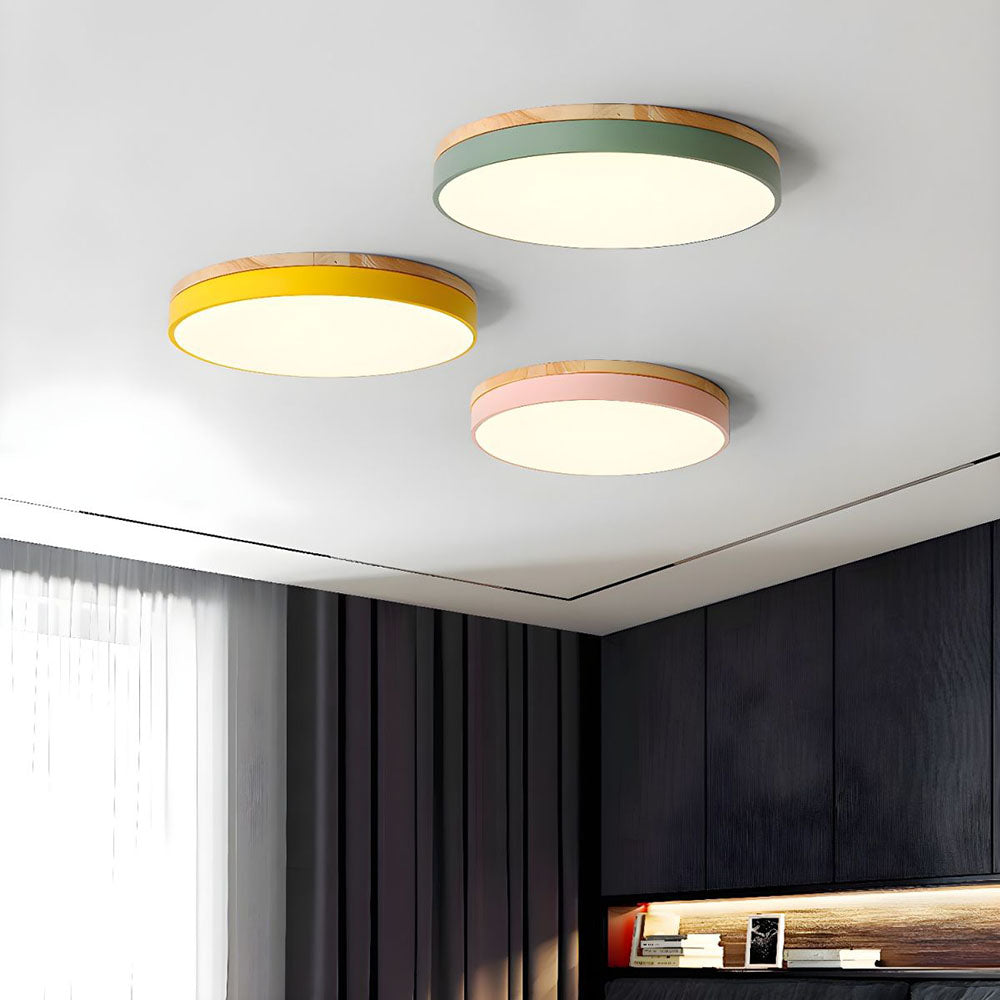LED-Deckenlampe | Rund & Flach | Wohnzimmer & Schlafzimmer | Effiziente LEDs