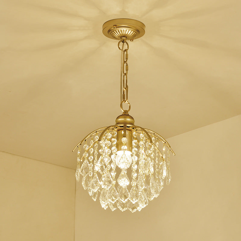 Kristall-Deckenleuchte | Wohnzimmer & Schlafzimmer | E27 LED-Licht | Elegant
