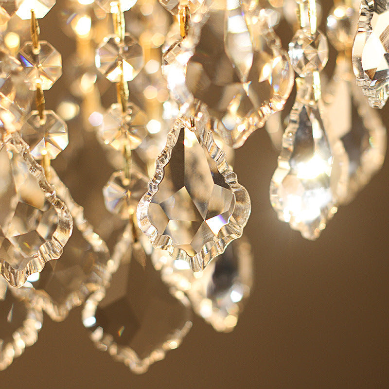 Kristall-Deckenleuchte | Wohnzimmer & Schlafzimmer | E27 LED-Licht | Elegant