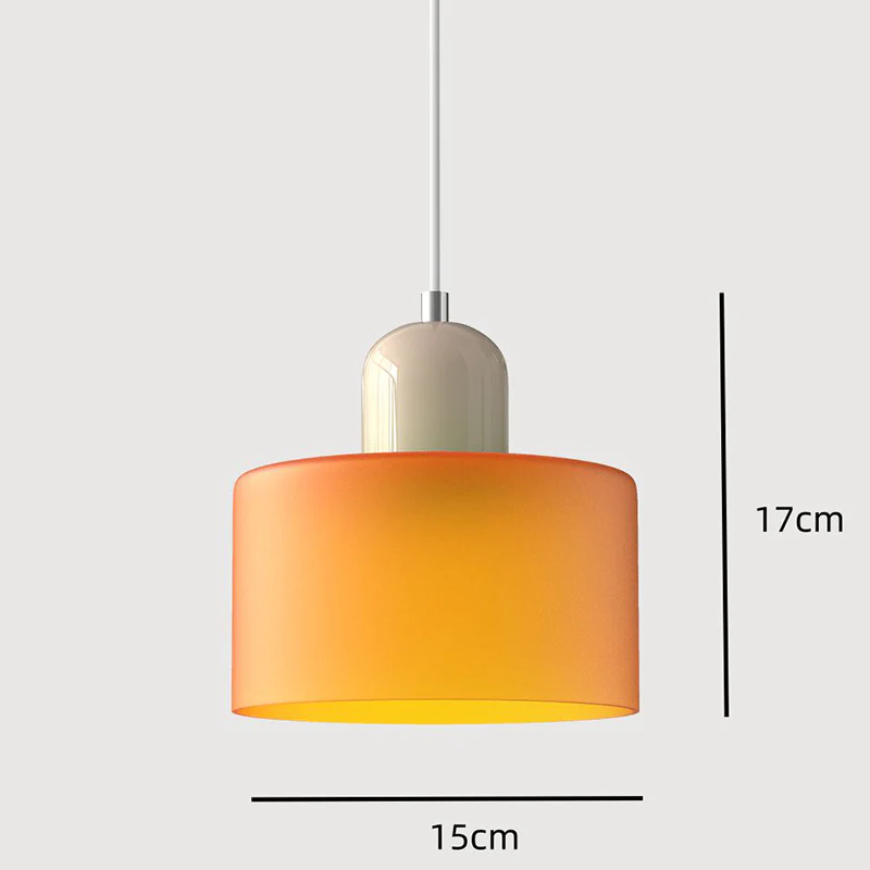 Pendelleuchte | Bauhaus Design | Glas | Höhenverstellbar E27