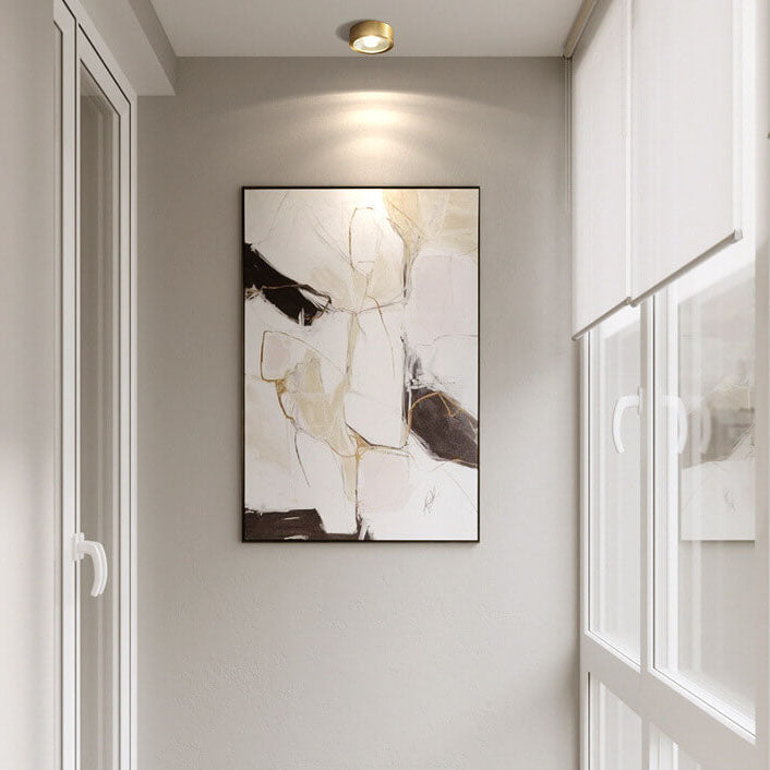 LED‑Deckenleuchte | Flach & Kupfer | Skandinavisches Design