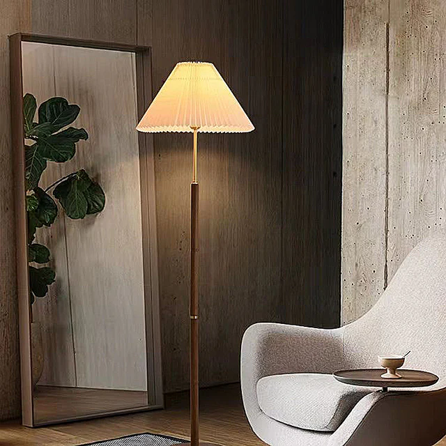 Bodenlampe Papier de Riz | Nordic Stil | E27 LED-Licht | Warmweiß