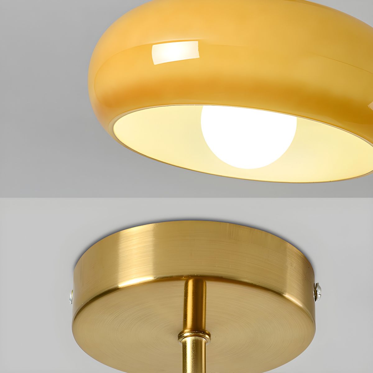 Deckenlampe Wohnzimmer Vintage Glas | E27