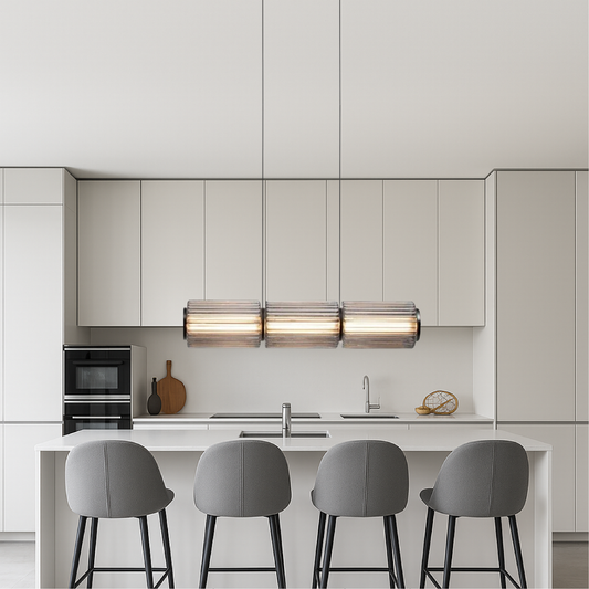 Pendelleuchte Glas Zylinder | LED | Warmweiß | Modern