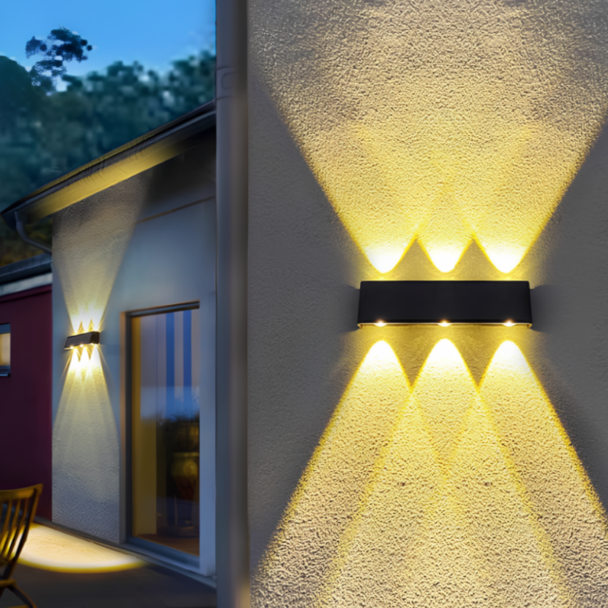 Solar-Wandleuchte Up & Down | LED | IP65 | Außenbeleuchtung