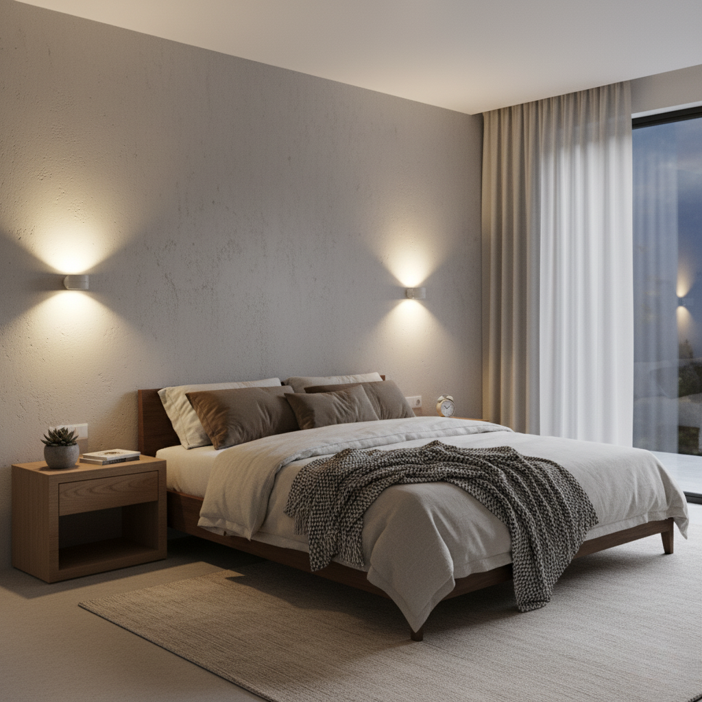 Kabellose LED‑Wandleuchte | Dimmbar | Warmweißes Licht | Modern