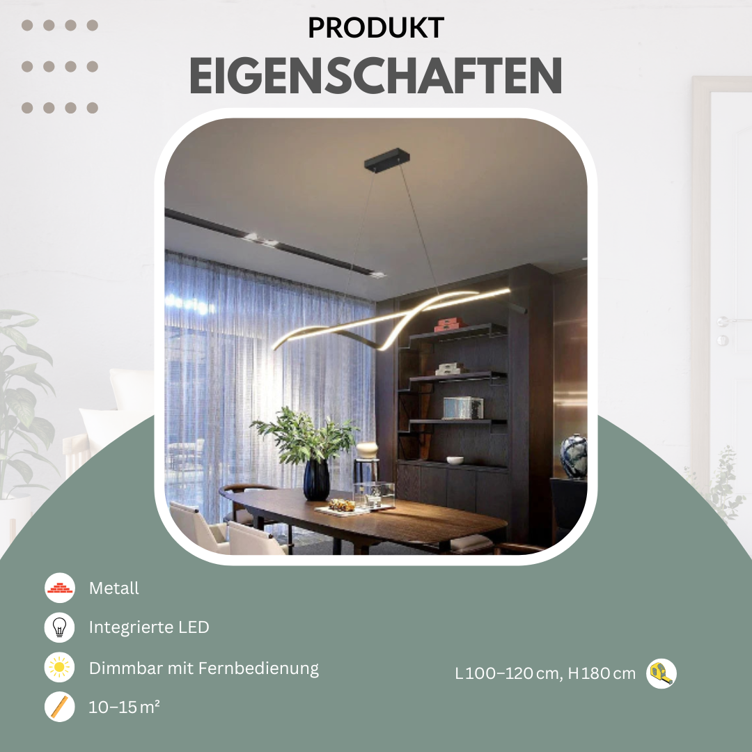Moderne Pendelleuchte | Kücheninsel | Dimmbar & Höhenverstellbar