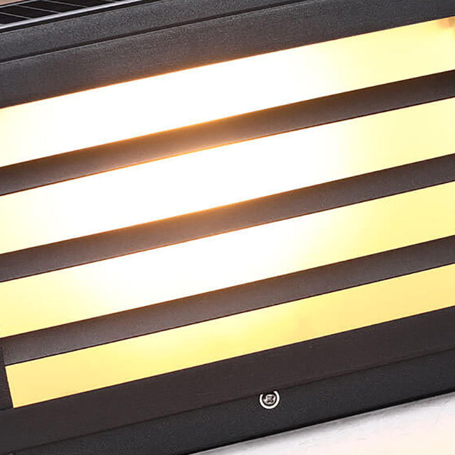 Außen-Wandleuchte Quadratisch | Solar/Hardwired | Fernbedienung | LED
