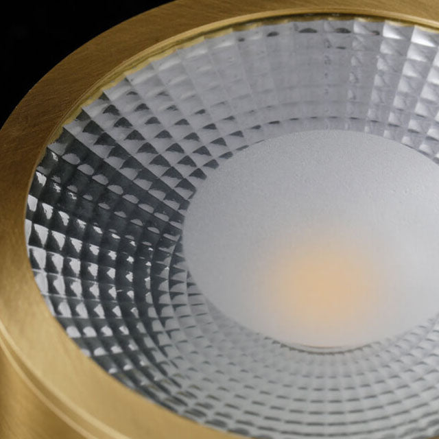 LED‑Deckenleuchte | Flach & Kupfer | Skandinavisches Design