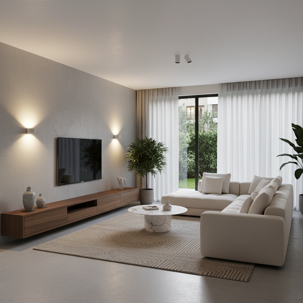 Kabellose LED‑Wandleuchte | Dimmbar | Warmweißes Licht | Modern