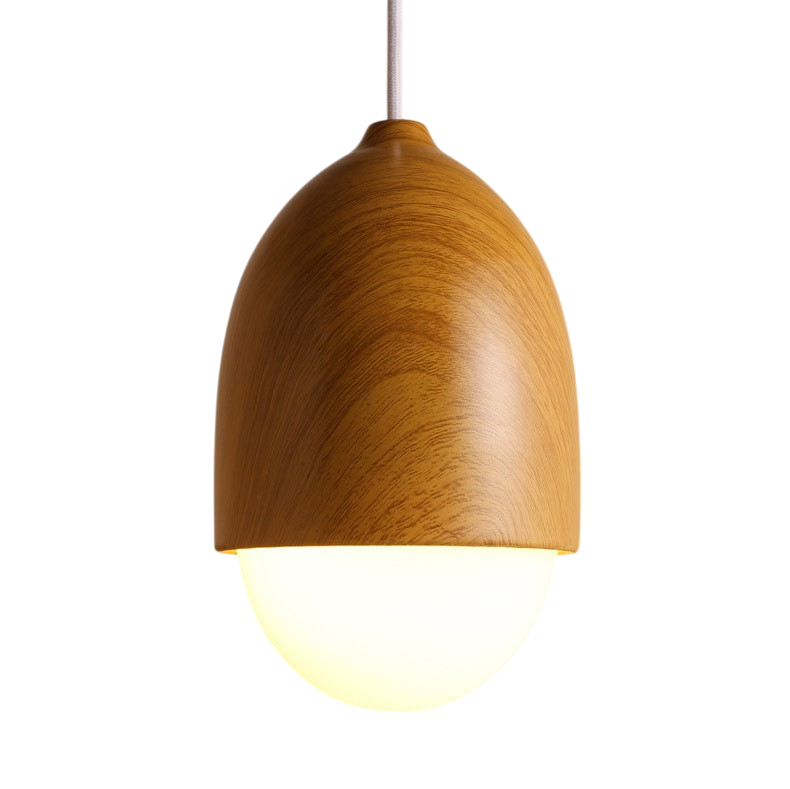Pendelleuchte Holz Glas | E27 | LED | Modern