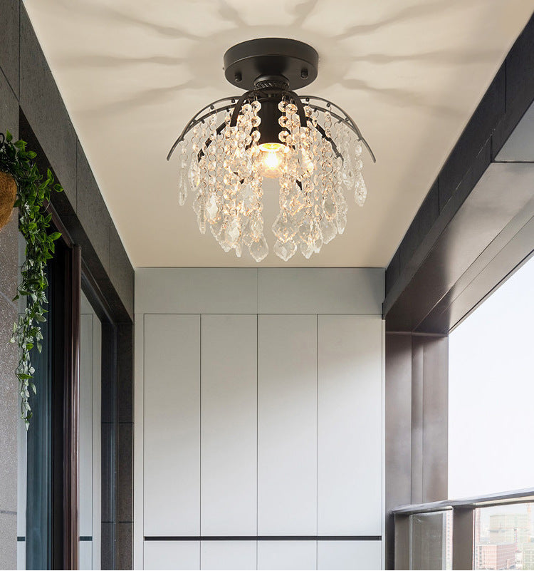 Kristall-Deckenleuchte | Wohnzimmer & Schlafzimmer | E27 LED-Licht | Elegant