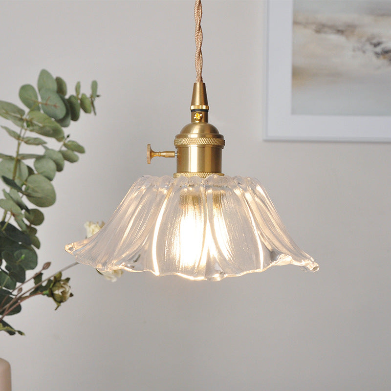 Pendelleuchte | Retro Glas | Esszimmer & Wohnbereich | Warmes Licht