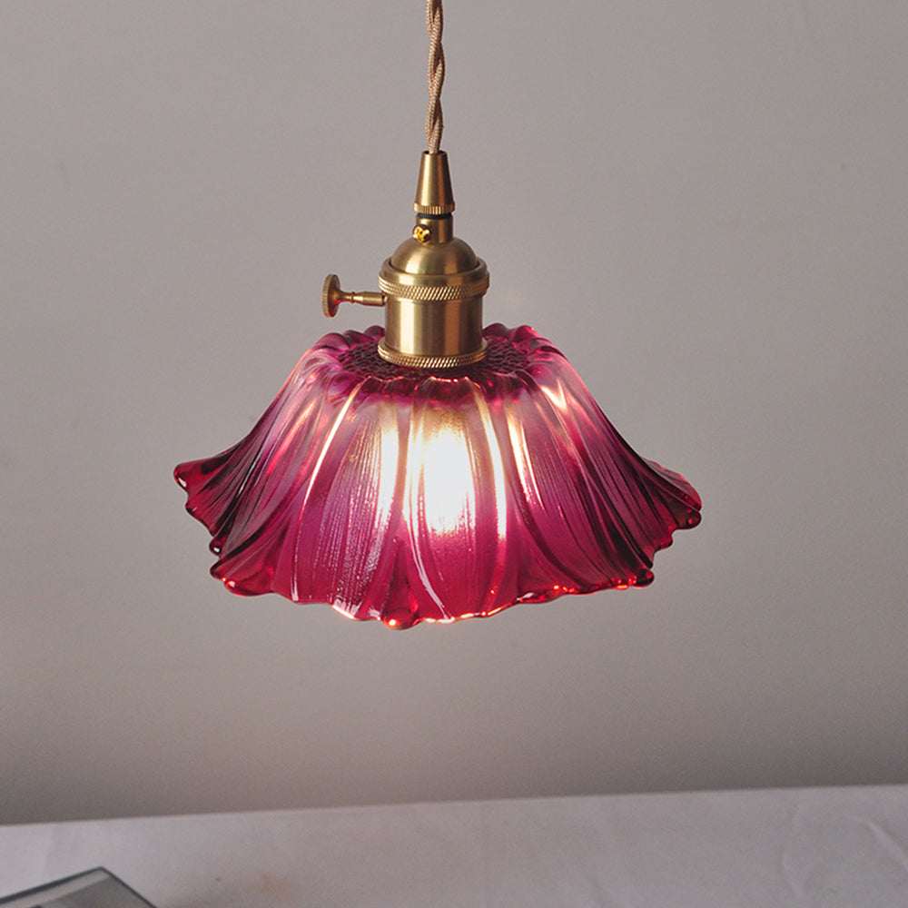 Pendelleuchte | Retro Glas | Esszimmer & Wohnbereich | Warmes Licht