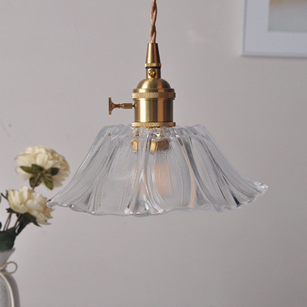 Pendelleuchte | Retro Glas | Esszimmer & Wohnbereich | Warmes Licht