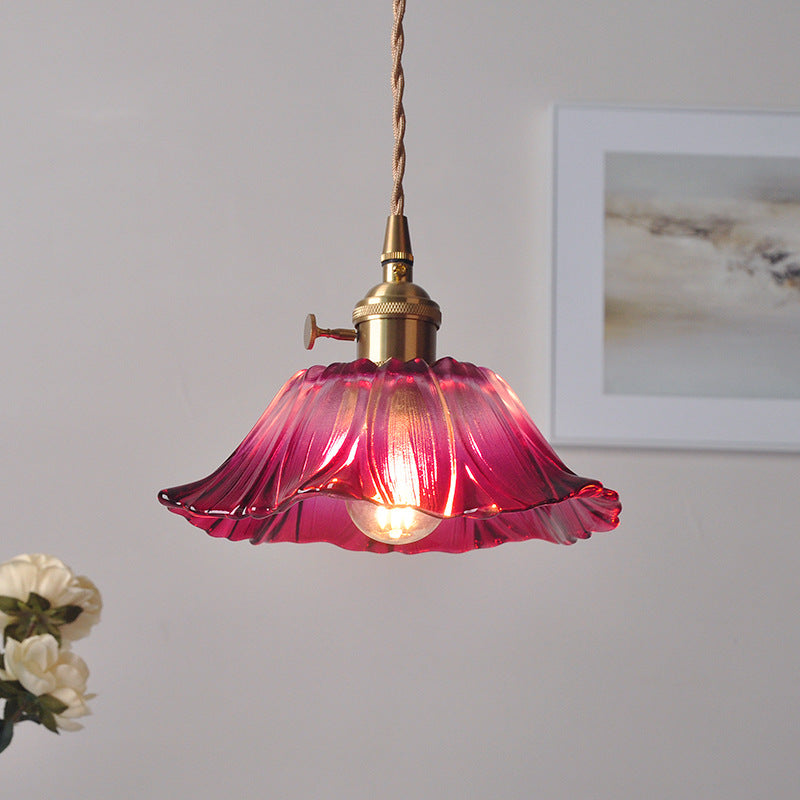 Pendelleuchte | Retro Glas | Esszimmer & Wohnbereich | Warmes Licht
